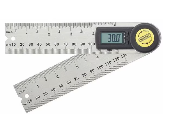 General Tools Digital Angle Finder, 5" Size, LCD
